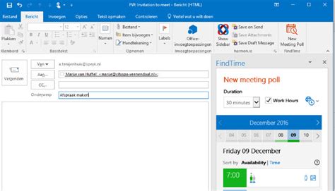 datumprikker via outlook|Tip: FindTime